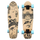 Gold Coast Longboards Cruiser Skateboard Blue Swirl Cruiser - Majestic Edition