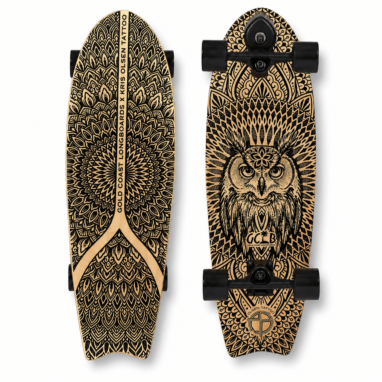Gold Coast Longboards Surf Skateboard Thruster Surf Trucks Surf Skate 30" — The Oracle