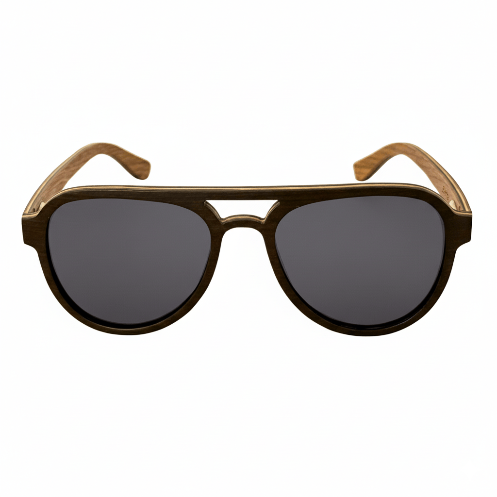 Gold Coast Longboards Sunglasses Large - 149mm / Bilinga Bilinga - Black/Brown
