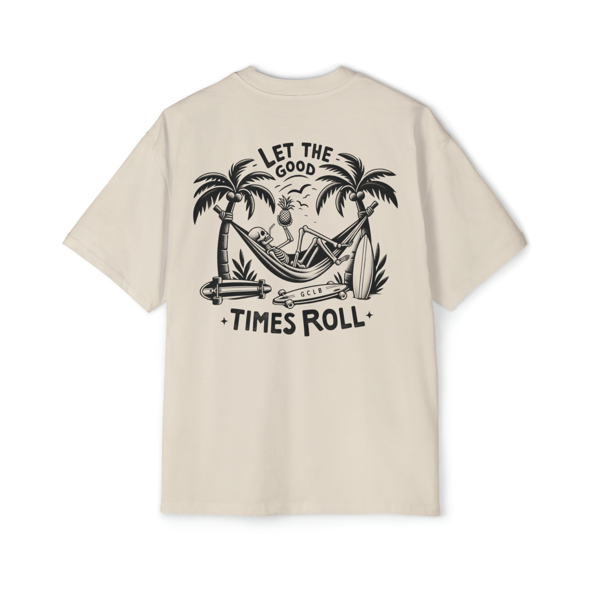 Printify T-Shirt Let the Good Times Roll - Heavy Oversized Tee