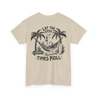 Printify T-Shirt Let the Good Times Roll Skull Tee