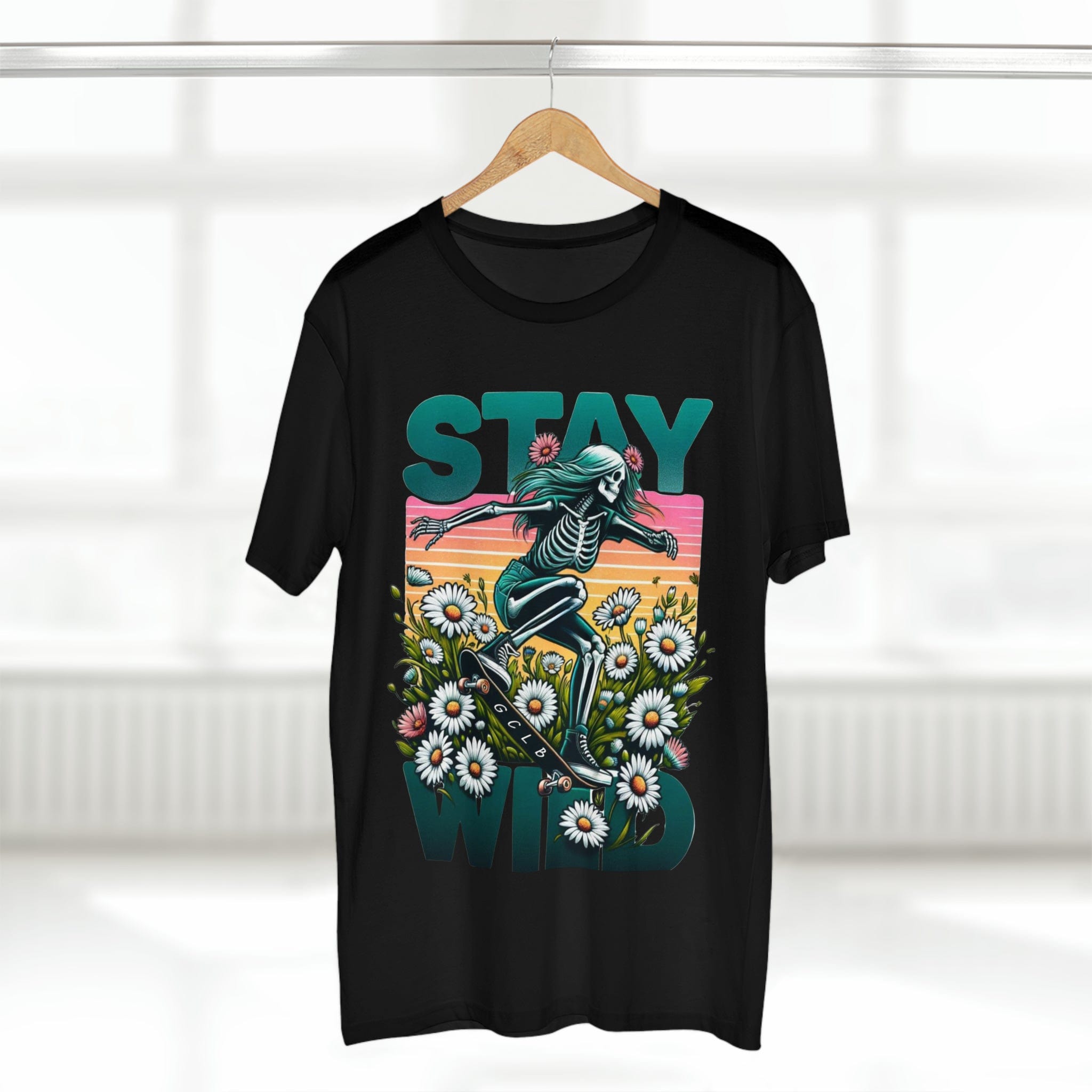 Printify T-Shirt Black / S Stay Wild - Standard Tee