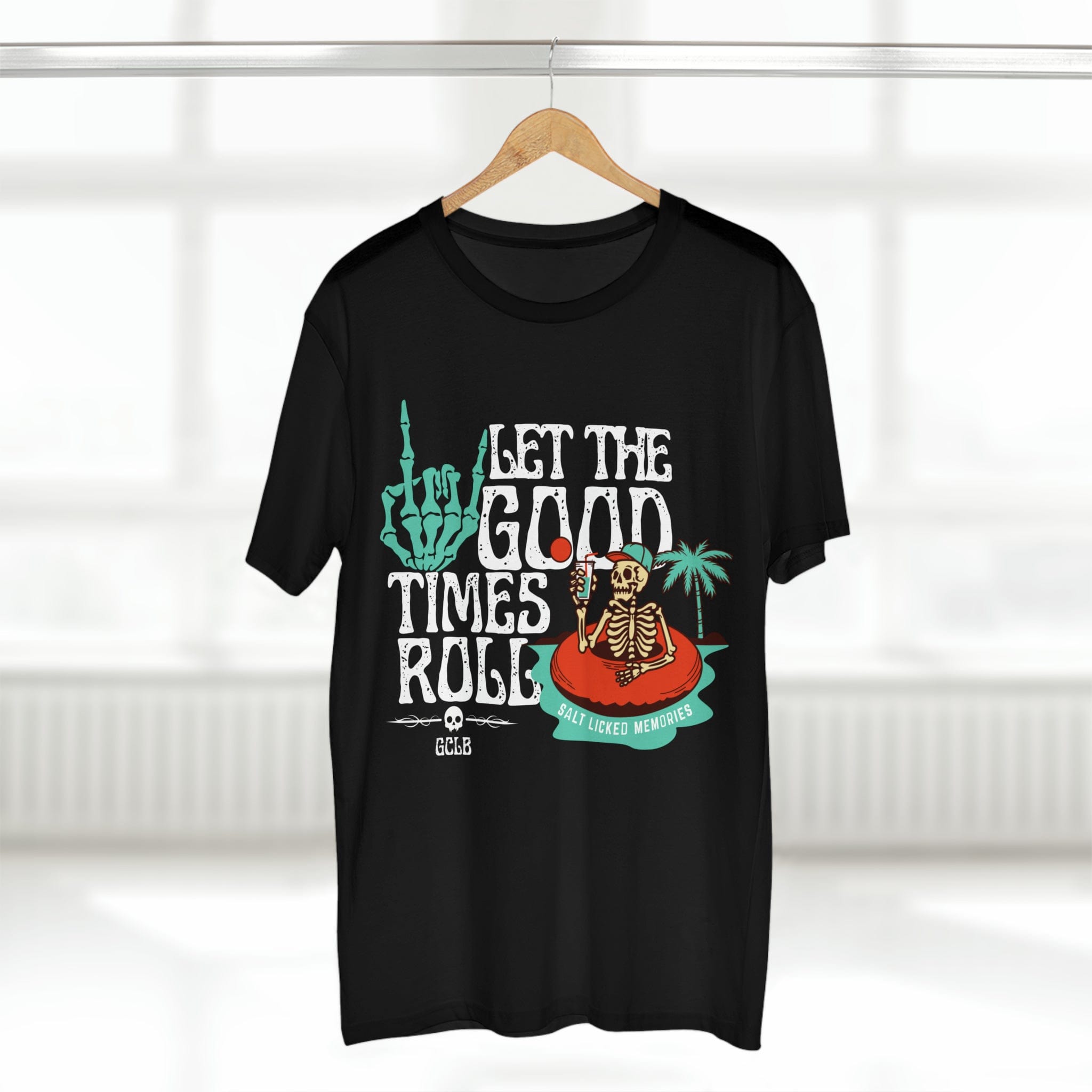 Printify T-Shirt Black / S Let the Good Times Roll Floaty - Standard Tee