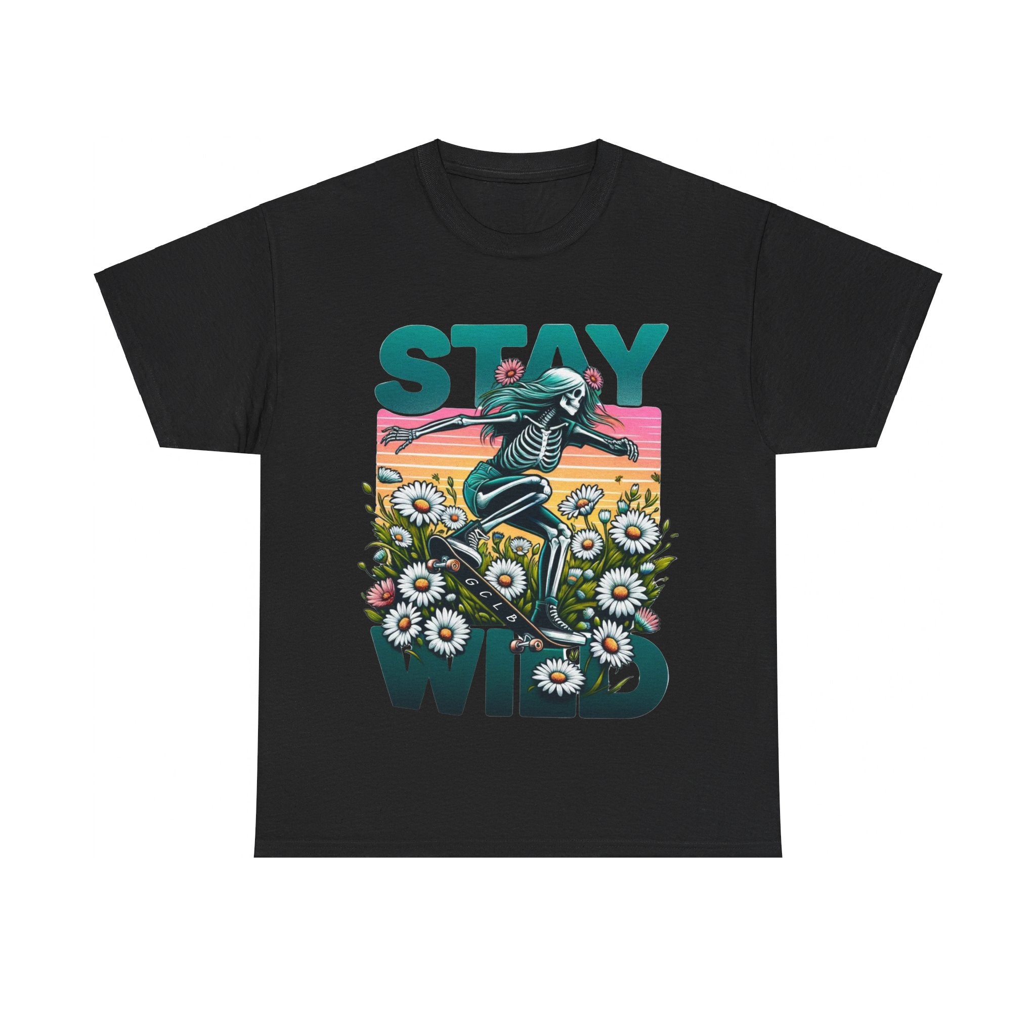 Printify T-Shirt Black / S Stay WIld Tee