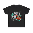 Printify T-Shirt Black / S Let The Good Times Roll Skull Tee