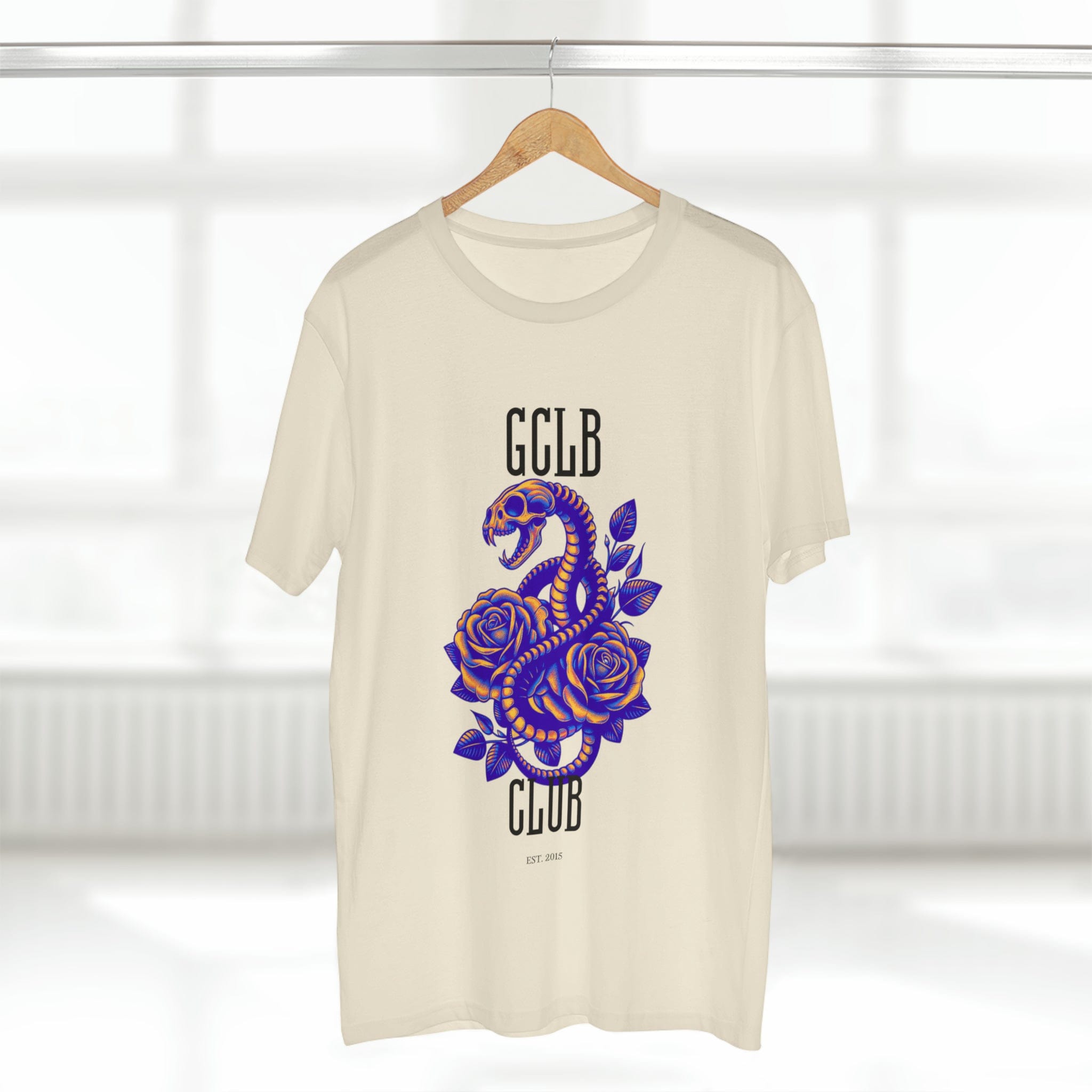 Printify T-Shirt Natural / S Bone Snake GCLB Club - Standard Tee
