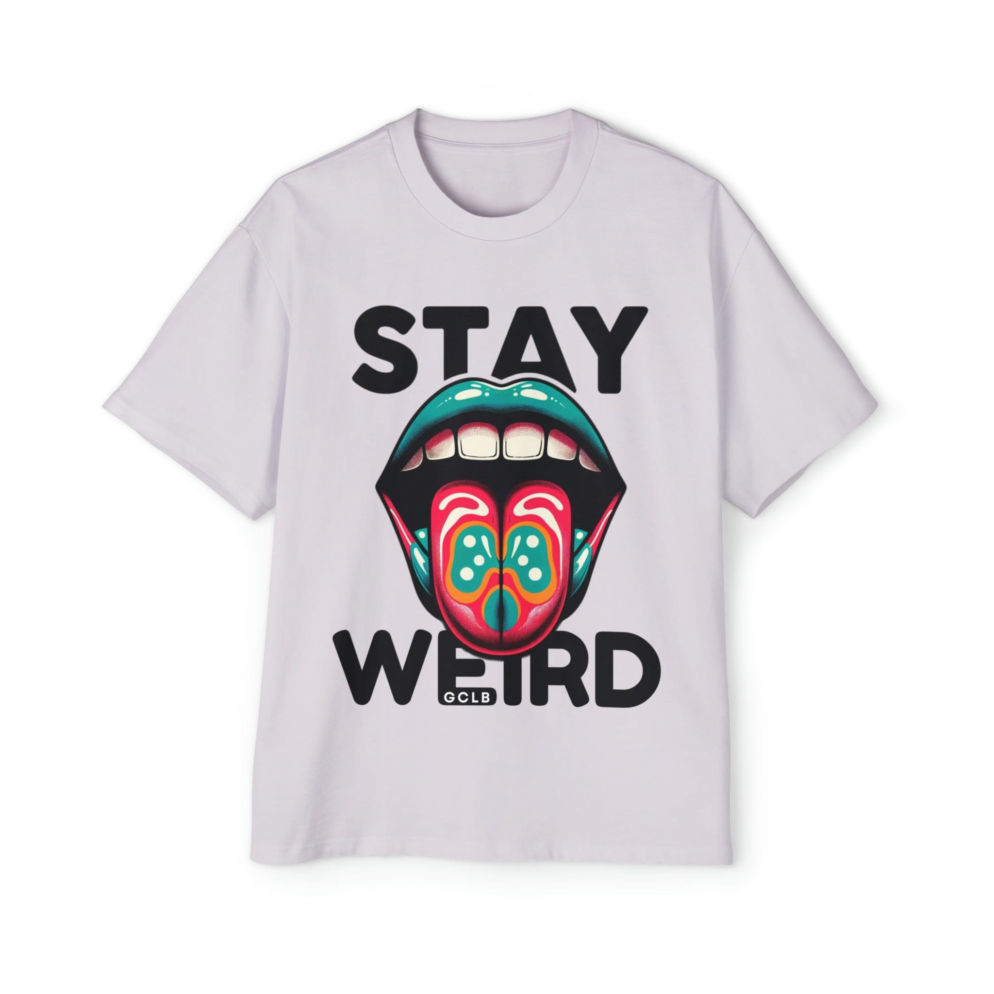 Printify T-Shirt Orchid / S Stay Weird - Heavy Oversized Tee