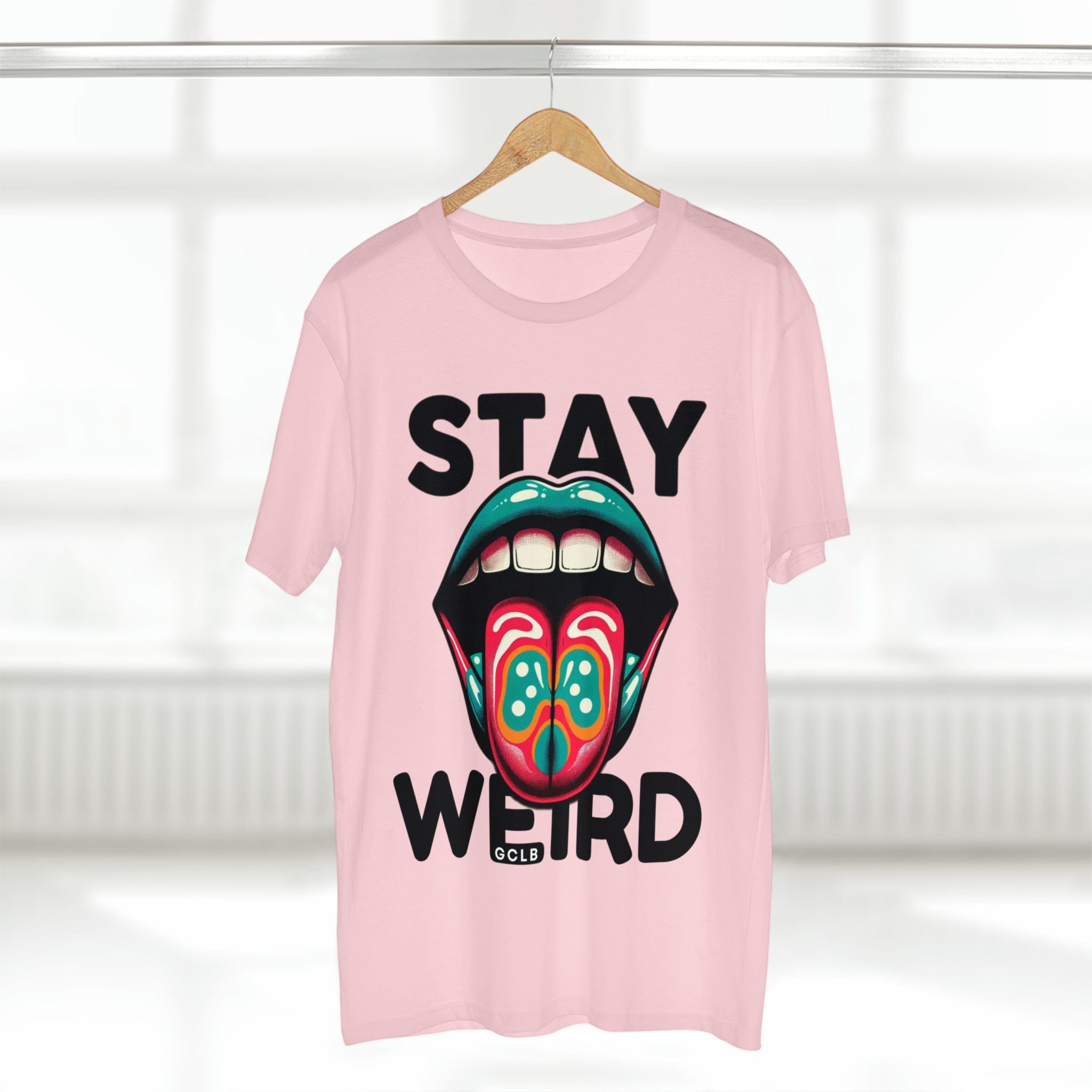 Printify T-Shirt Pink / S Stay Weird - Standard Tee
