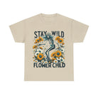 Printify T-Shirt Sand / S Stay Wild, Flower Child Tee