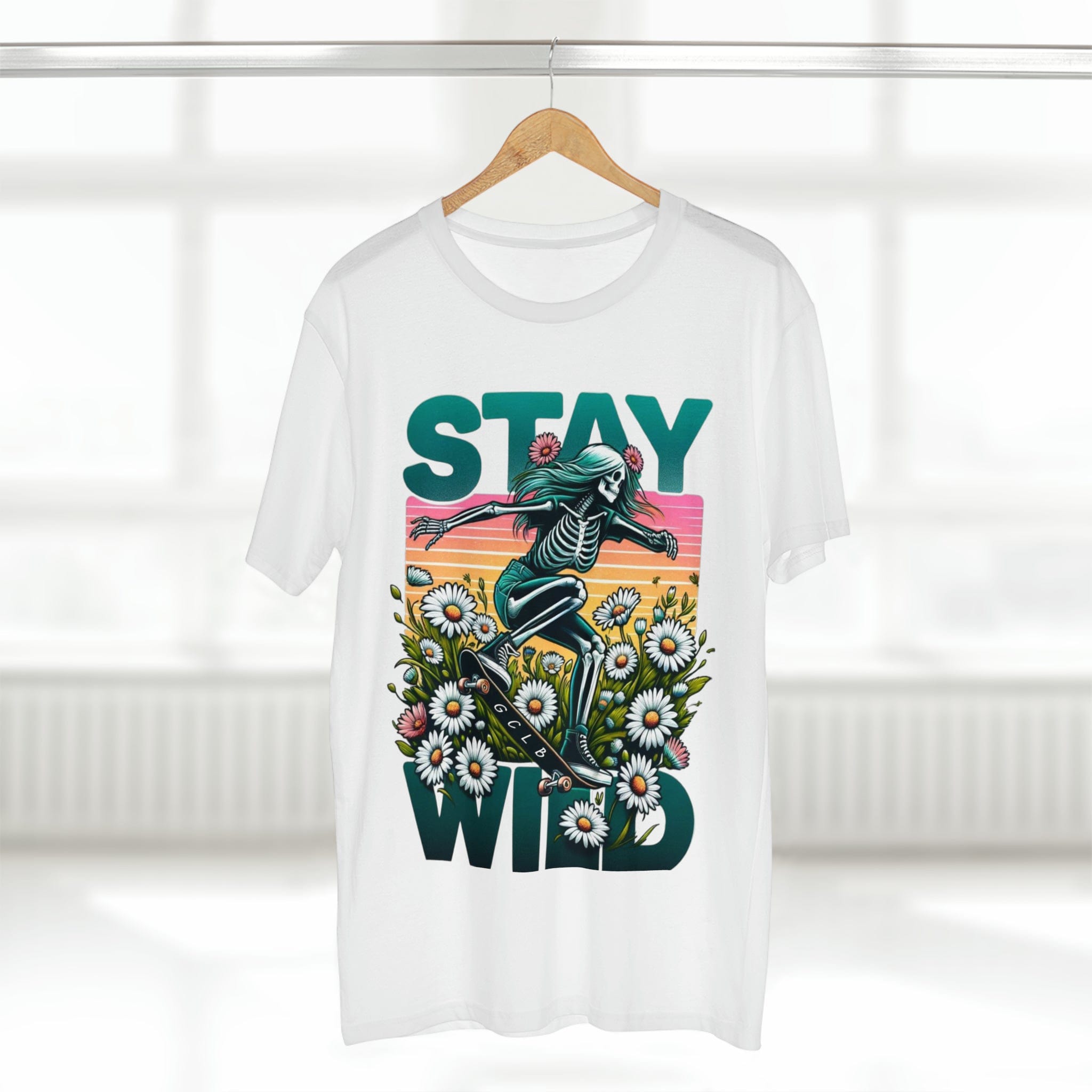 Printify T-Shirt White / S Stay Wild - Standard Tee