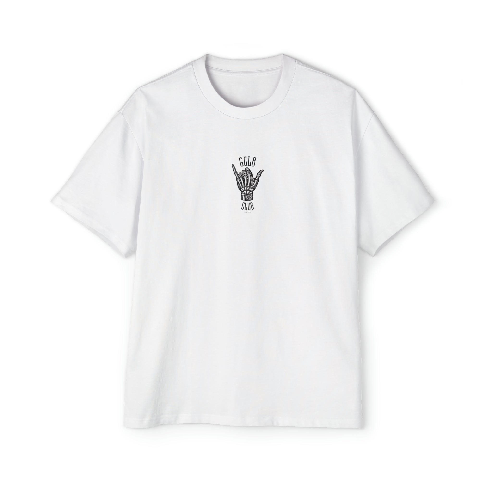 Printify T-Shirt White / S GCLB Club Shaka - Heavy Oversized Tee