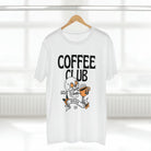 Printify T-Shirt White / S Coffee Club - Standard Tee