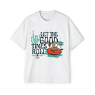 Printify T-Shirt White / S Let the Good Times Roll Floaty - Heavy Oversized Tee