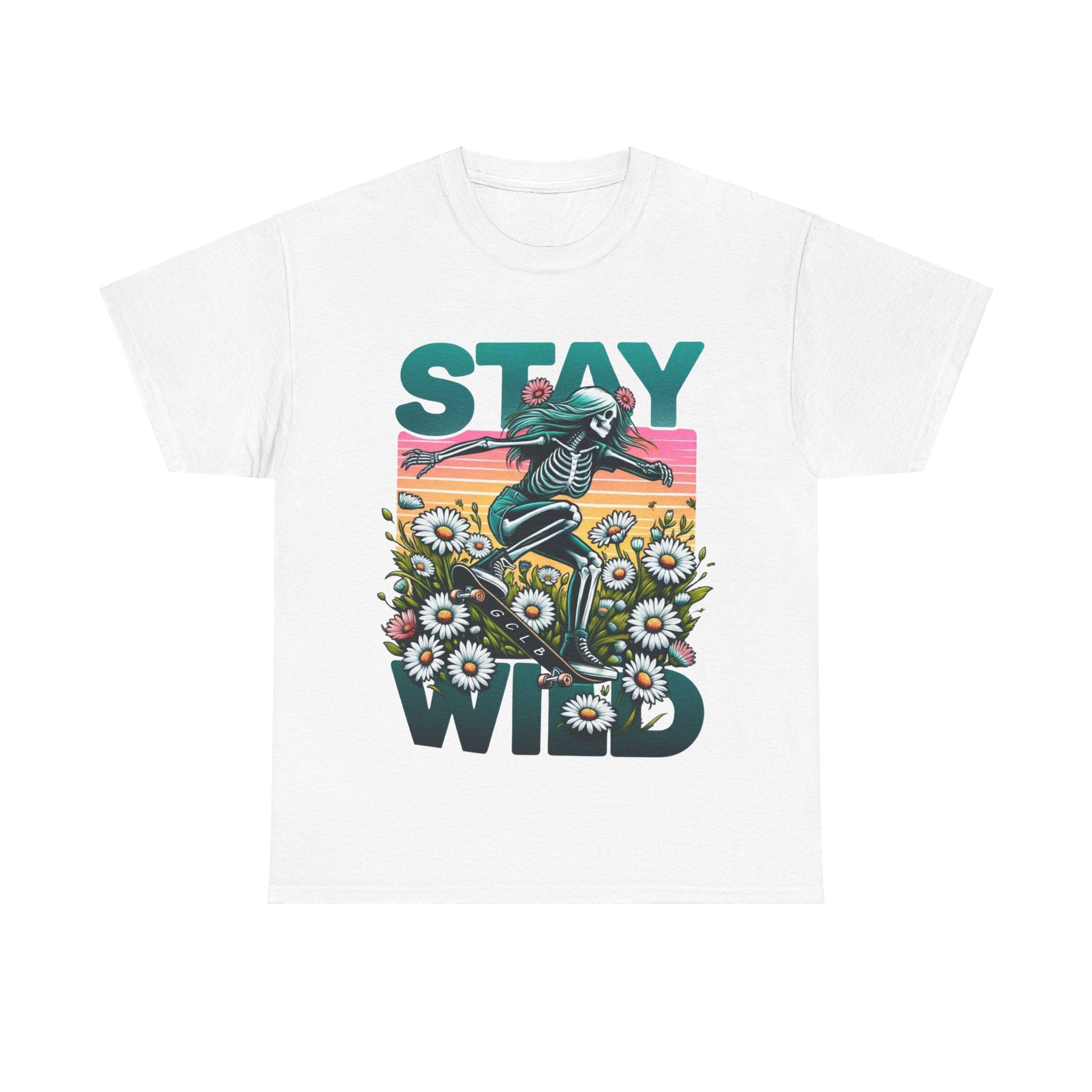 Printify T-Shirt White / S Stay WIld Tee