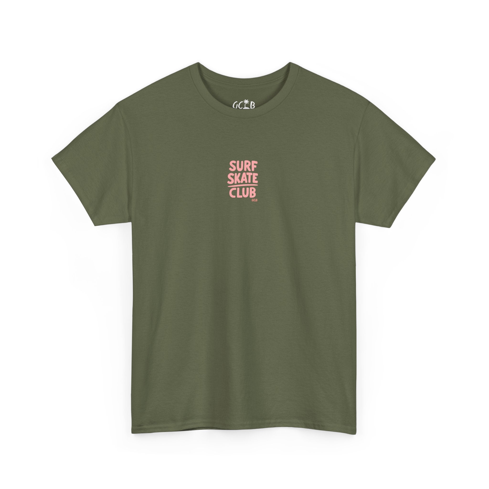 Printify T-Shirt Military Green / S Surf Skate Club Tee 2.0