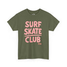 Printify T-Shirt Military Green / S Surf Skate Club Tee