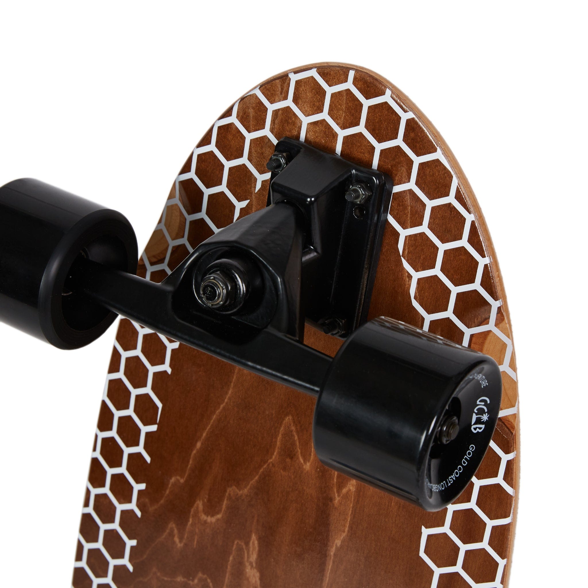 Laser-Cut Choc Honeycomb Surf Skate | Texture | Gold Coast – Gold