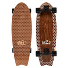 Gold Coast Longboards Surf Skateboard Gravity Surf Trucks Surf Skate Skateboard 30" - Choc Honeycomb