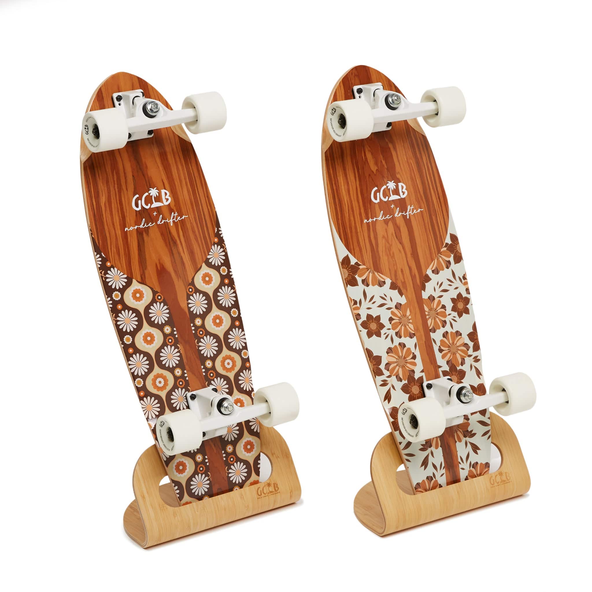 70s Retro Floral Art Surf Skate | Daisy Dreamer | Gold Coast