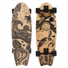 Gold Coast Longboards Surf Skateboard Gravity Surf Trucks / Black Surf Skate 30" - Wanderlust Edition