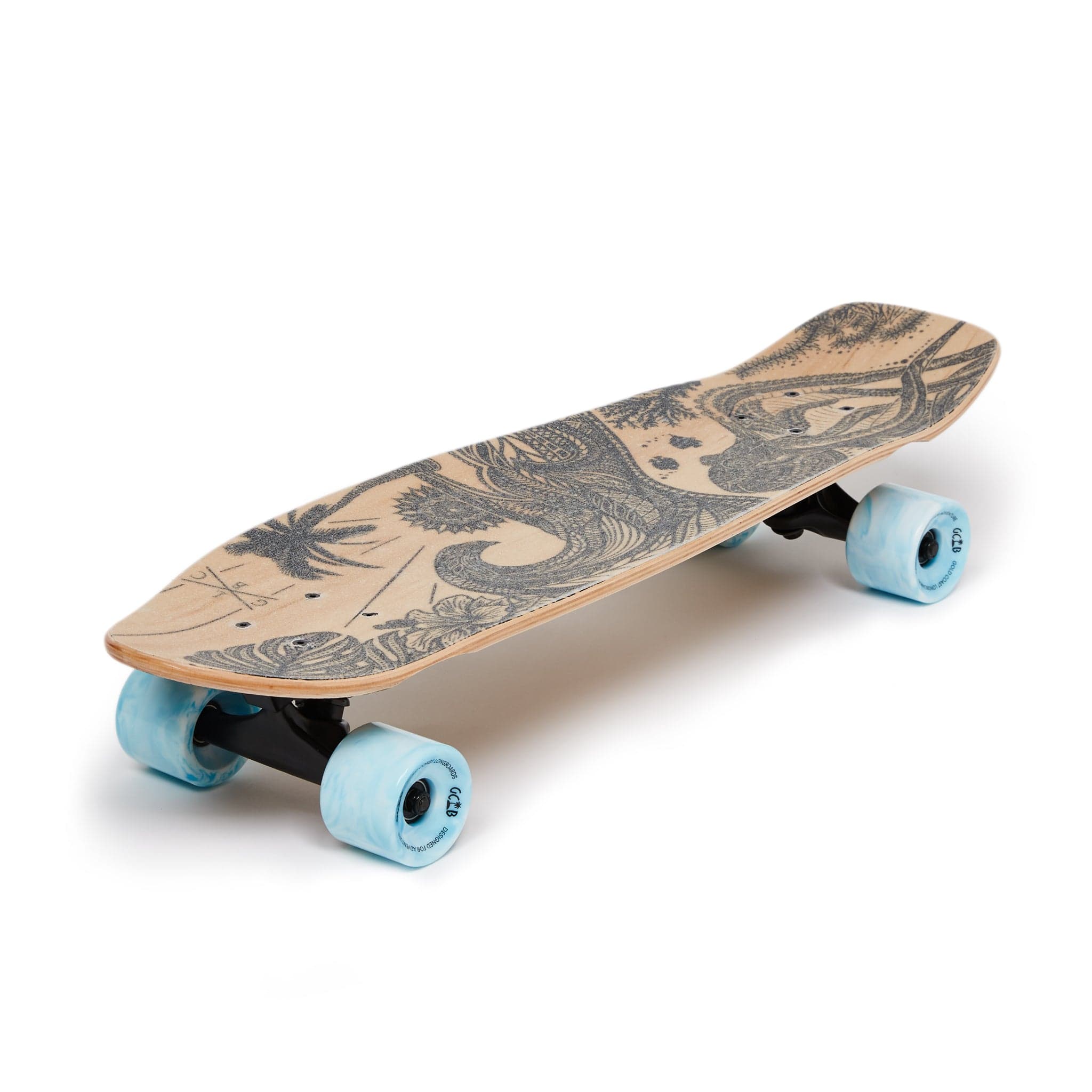 Gold Coast Longboards Cruiser Skateboard Cruiser - Aloha Edition