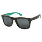 Gold Coast Longboards Sunglasses Medium - 142mm Straddie - Black/Green