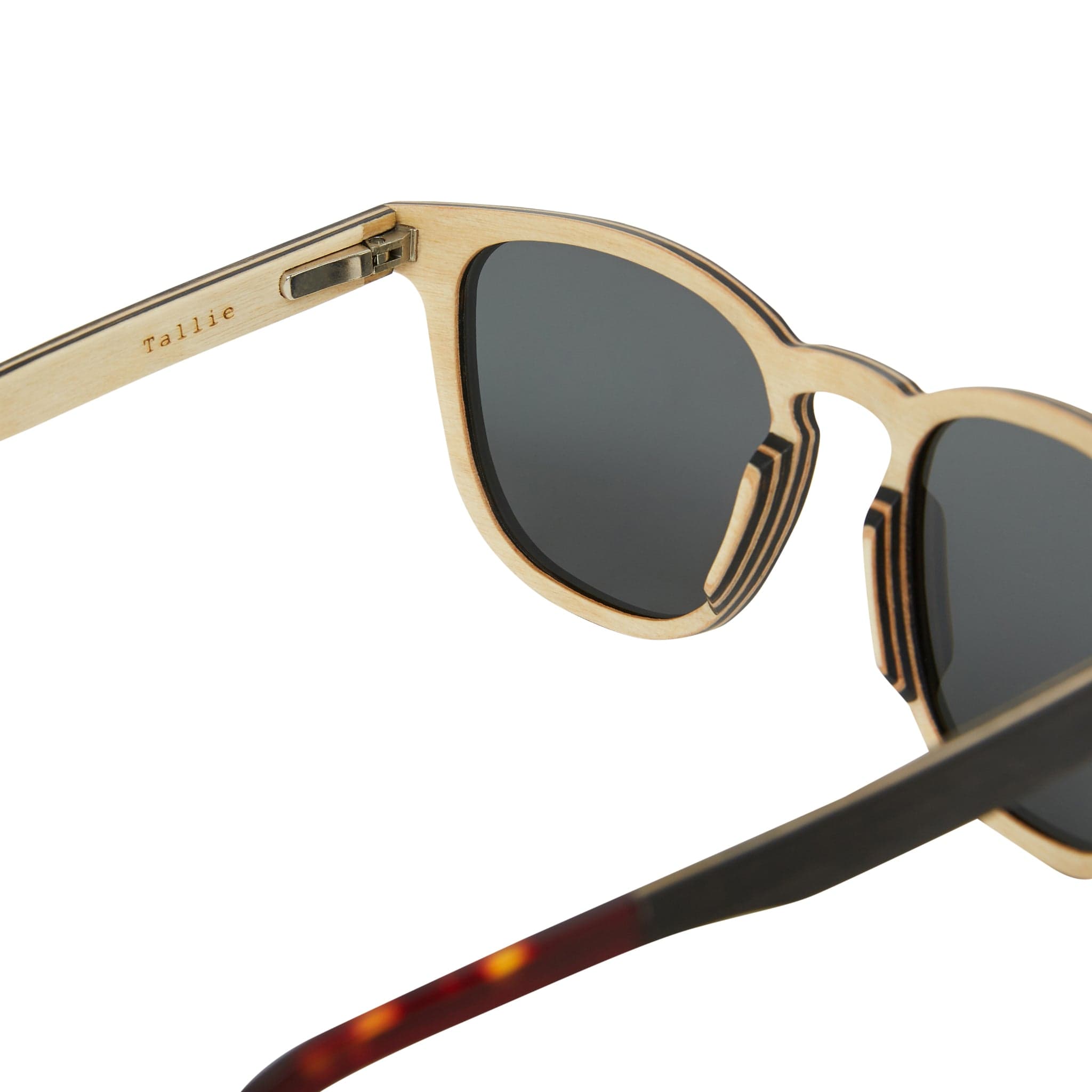 Gold Coast Longboards Sunglasses Medium - 140mm Tallie - Dark Ebony