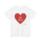 Printify T-Shirt You are Loved Heart Tee