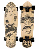 Gold Coast Longboards Cruiser Skateboard Black Cruiser Skateboard - Majestic Edition | Gold Coast Longboards