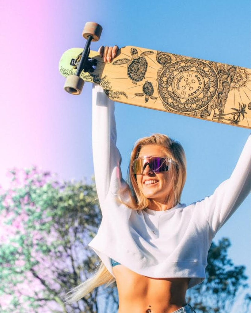 Gold Coast Longboards Longboard Dropthrough Longboard - Wanderlust Edition