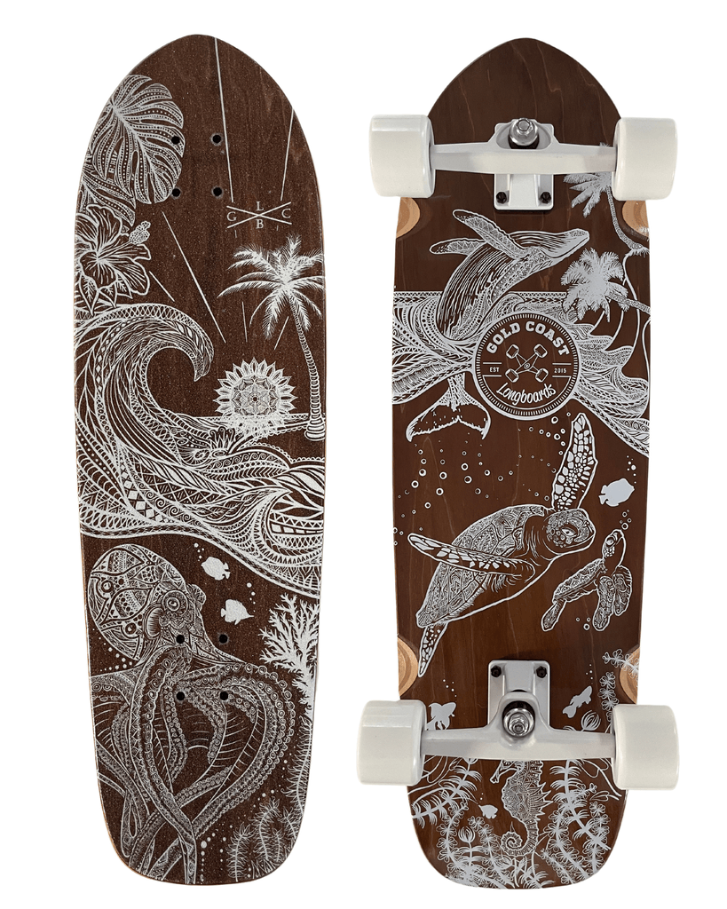 Gold Coast Longboards Surf Skateboards Surf Skate Skateboard 32" - Wanderlust Edition | Gold Coast Longboards