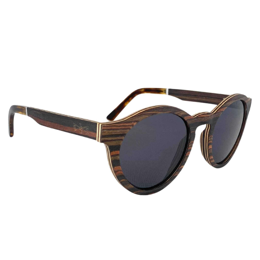 Gold Coast Longboards Sunglasses Elston - Ebony - Recycled Skateboard Sunglasses