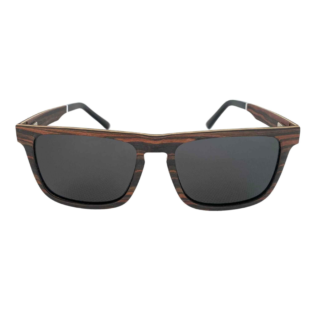 Gold Coast Longboards Sunglasses Snapper - Red Grain - Recycled Skateboard Sunglasses