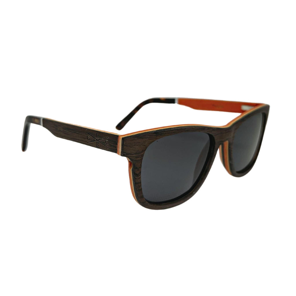 Gold Coast Longboards Sunglasses Tugun - Brown - Recycled Skateboard Sunglasses